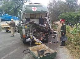 ସେନା ଆମ୍ବୁଲାନ୍ସ ଘାଟିରୁ ଖସି ତିନି ଯବାନ ମୃତ