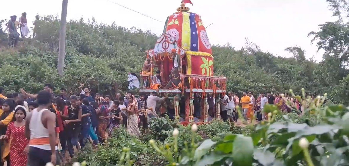 ଯାଜପୁର: ଧୁମଧାମରେ ବାହୁଡ଼ା ଯାତ୍ରା ପାଳିତ, ଆନନ୍ଦର ସହ ରଥ ଟାଣିଲେ ଭକ୍ତ