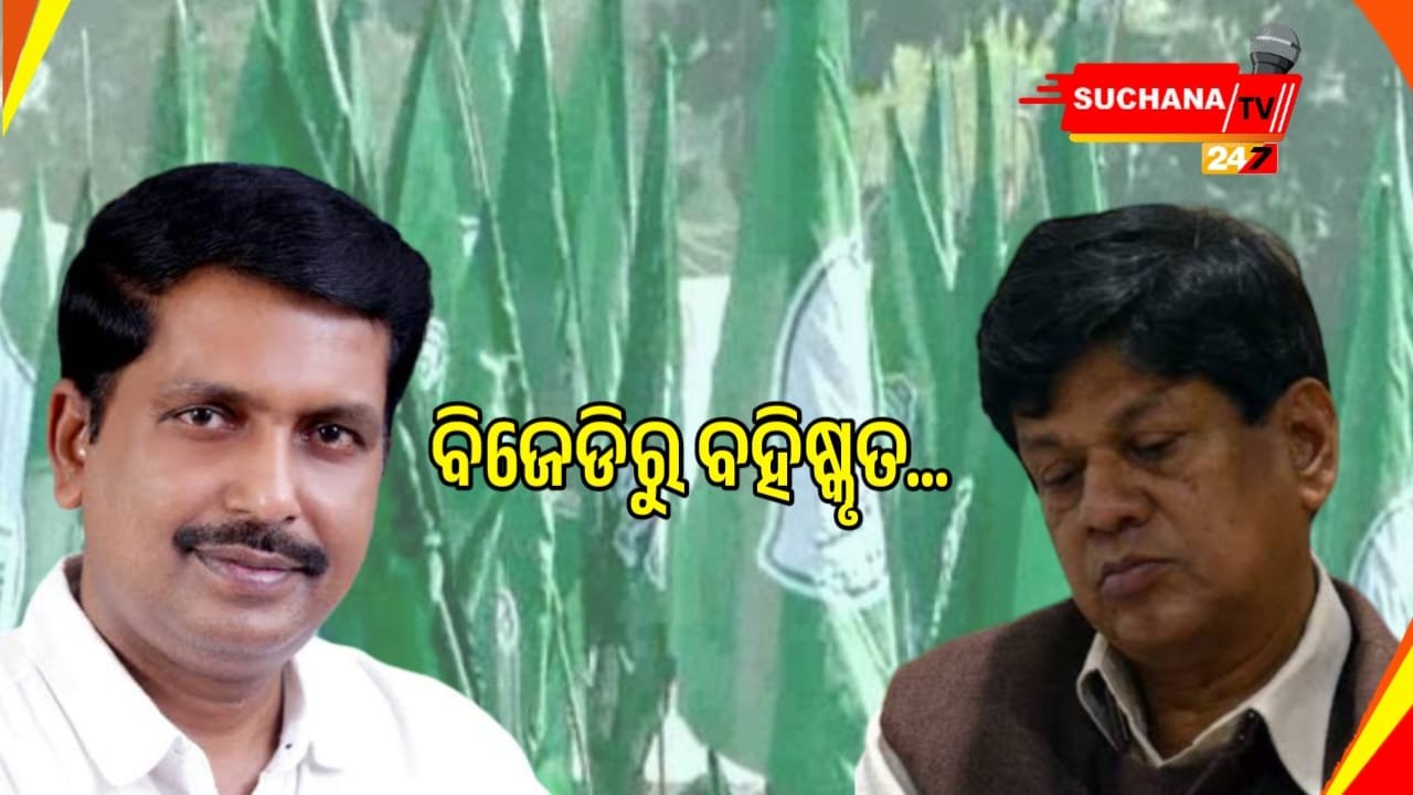 ସୌମ୍ୟ ରଞ୍ଜନ ପଟ୍ଟନାୟକ ଓ ସୁଧାଂଶୁ ପରିଡା ବିଜେଡିରୁ ବହିଷ୍କୃତ