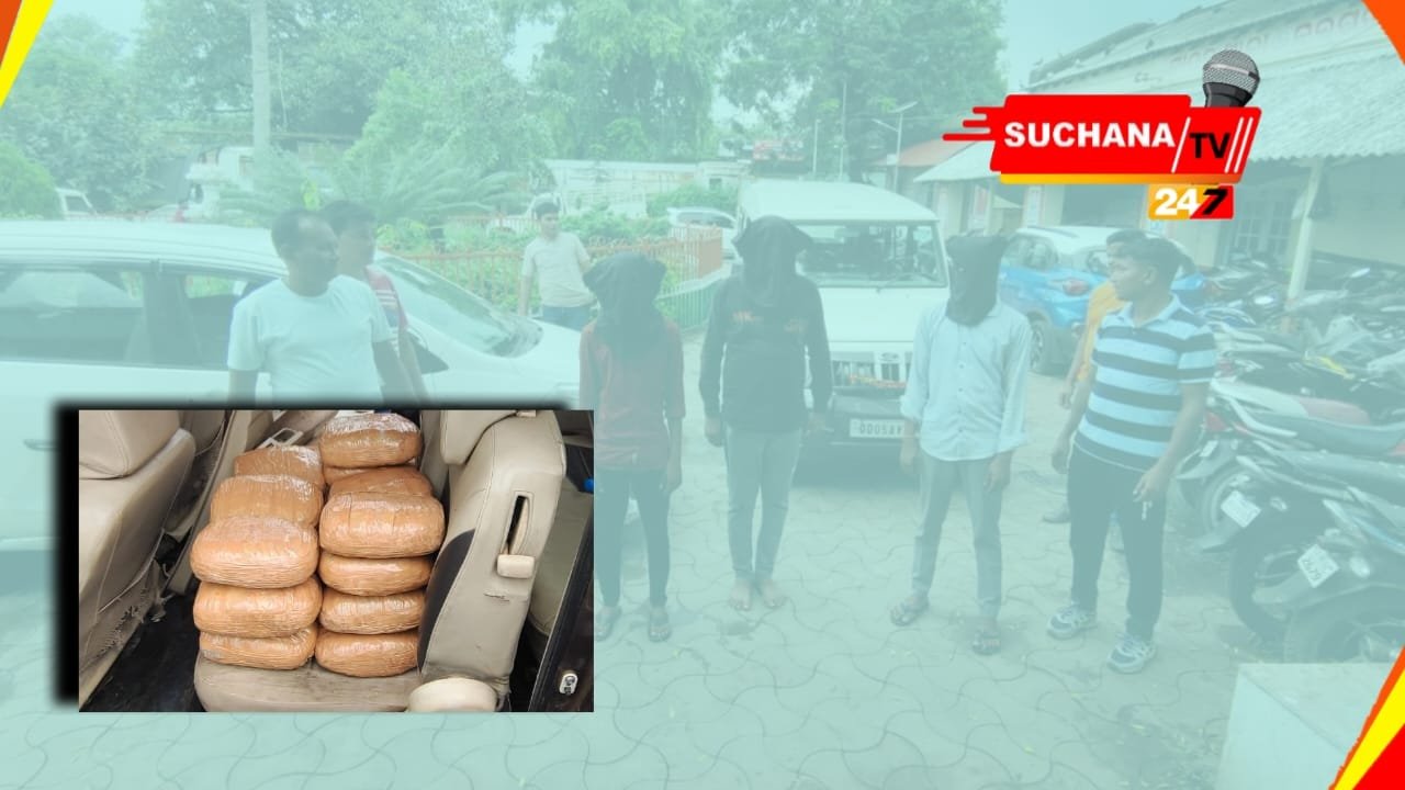 ବିପୁଳ ପରିମାଣରେ ଗଞ୍ଜେଇ ଜବତ, ୩ ଗିରଫ