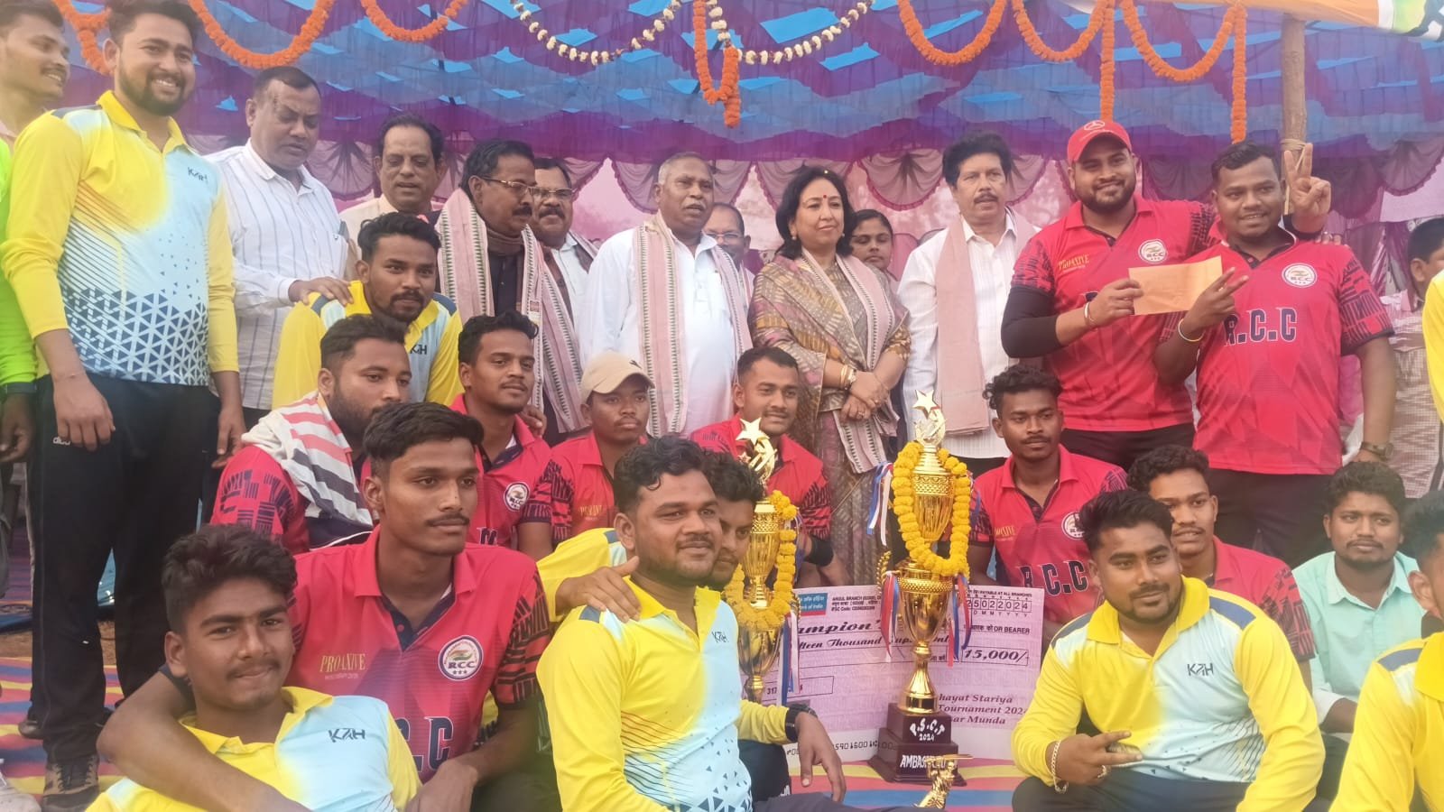 ଆମ୍ବସର୍ ମୁଣ୍ଡା କ୍ରିକେଟ୍, ରେଢ଼ାଖୋଲ ବିଜୟୀ