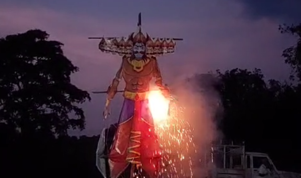 କେନ୍ଦୁଝରରେ ରାବଣ ପୋଡ଼ି