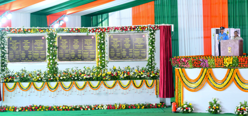 ମହାମହିମ ରାଷ୍ଟ୍ରପତିଙ୍କ ଦ୍ବାରା ବାଙ୍ଗିରୀପୋଷୀରେ ରେଳ ପ୍ରକଳ୍ପ ଶୁଭାରମ୍ଭ