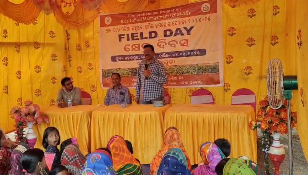କୃଷି ବିଭାଗ ପଷରୁ କ୍ଷେତ୍ର ଦିବସ ପାଳିତ