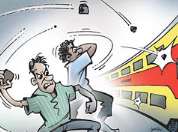 ସମ୍ବଲପୁରରେ ଆଲେପି ଏକ୍ସପ୍ରେସ ଉପରେ ପଥର ମାଡ଼, ତିନି ଅଭିଯୁକ୍ତ ଗିରଫ