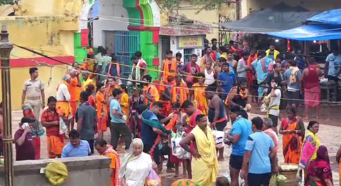 ଲୋକନାଥଙ୍କ ପୀଠରେ ଜଳଲାଗି କଲେ କାଉଡ଼ିଆ