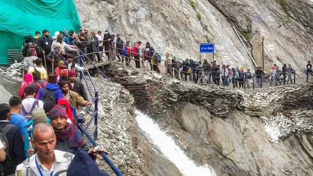 ଅମରନାଥ ଯାତ୍ରାରେ ଅଘଟଣ, ଭୂସ୍ଖଳନରେ ଭାସିଗଲେ ଯାତ୍ରୀ