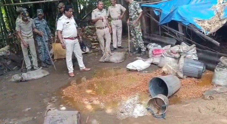 ଚୋରା ମହୁଲି ମଦ ଭାଟିରେ ଅବକାରୀ ଚଢାଉ