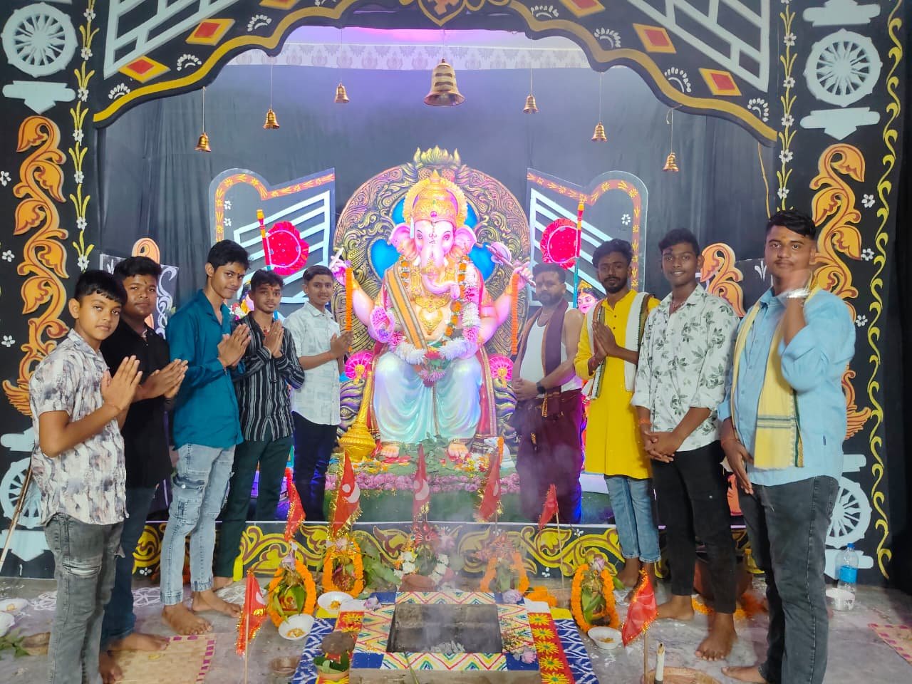 ୨୫ବର୍ଷରେ ପଦାର୍ପଣ କରିଛି ଭିକିପୁର ଗ୍ରାମର ଗଣେଶ ପୂଜା